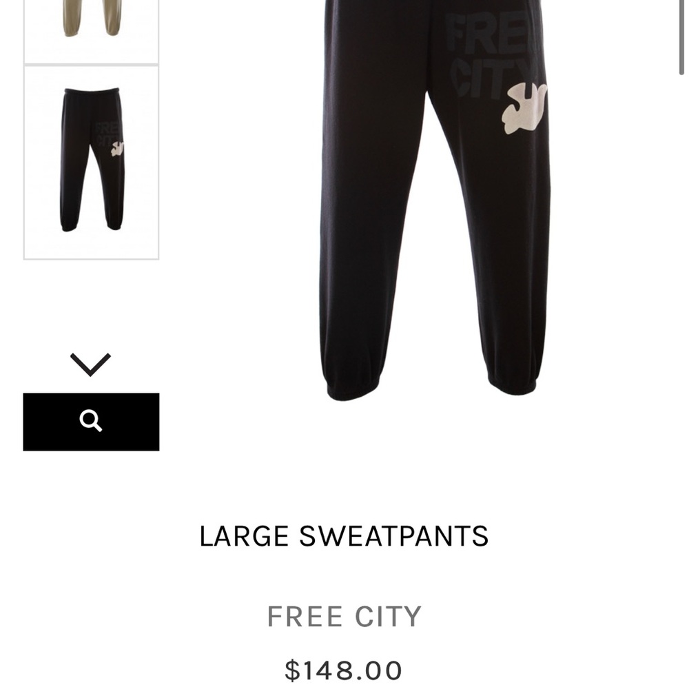 FREECITY LARGE SWEATPANTS